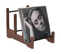 PORFOYO Estanterias Para Discos De Vinilo: Soporte Para Discos De Vinilo 37 x 27 x 24 cm, Soporte De Discoss De Vinilos Para Hasta 60 Lp Y Sencillos, Almacenamiento Para Almacenamiento De Libros