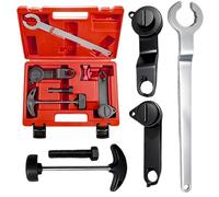 PORFOYO Herramienta de correa dentada para motor, herramientas de árbol de levas, acero al carbono, herramienta práctica de bloqueo de árboles de levas rojos para T10340, T10476, T10477, T10487