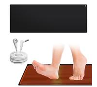 PORFOYO Juego de alfombrilla de tierra, alfombrilla de tierra para cama, alfombrilla de ratón a tierra, alfombrilla de tierra para debajo del escritorio, mesa, sofá, esterilla de yoga (25 x 68 cm)