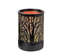 PORFOYO Lámpara de fragancia eléctrica, calentador de cera para cera aromática, lámpara de aceite aromático con interruptor de cable, lámpara de aroma para cera aromática, lámpara de fusión de cera