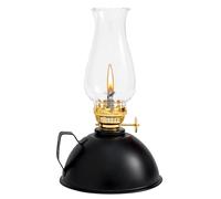 PORFOYO Lámpara de petróleo, lámpara de aceite de cristal con llama regulable, lámpara de aceite, petróleo, lámpara de queroseno vintage, lámpara de aceite para interior, casa, jardín, camping