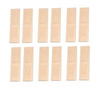 Porgeel 12PCS Persianas de casa de muñecas Mini Muebles de casa de muñecas a Escala 1/12 de Madera clásicos Ventanas de 4.5x1.3X