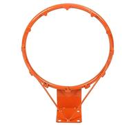 Porgeel Basketball Rim 13.78 Inch Heavy Duty Shock-Absorbing Wall Mounted Basketball Rim Replacement for Driveway Backyard Indoor Outdoor
