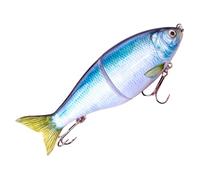 Porgeel Cebo Deslizante cebos deslizantes articulados para lubina señuelos de Pesca realistas de múltiples segmentos para truc