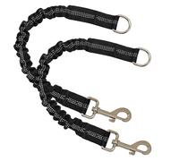 Porgeel Correa elástica para Perros 2 uds. Extensible Resistente de Nailon Amortiguador Correa de Entrenamiento para Perro