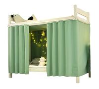 Porgeel Cortinas Opacas para litera 2 Paneles Cortina de privacidad para litera con Cuerda y Ganchos para el hogar Dormitorio