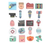 Porgeel Juego de Doljabi de 20 Piezas para niño artículos simbólicos de Zhuazhou Regalos de cumpleaños Dibujos Animados Prim