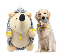 Porgeel Juguete para Perro Erizo 2 uds. Juguetes para Perros chirriantes no tóxicos Peluche de Peluche con chirriador Incorporado