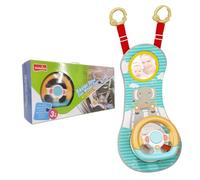 Porgeel Juguetes para Asiento de Coche orientado hacia atrás Volante de bebé con rotación de 360° con Espejo música Luces y Sonidos de conducción Volante para niños de 12 Mes