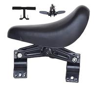 Porgeel Kids Bike Seat, Front Mounted Child Bike Seat with Foldable Foot Pedals and Non Slip Handlebar, Detachable Cycling Attachment for Kids