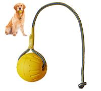 Porgeel Pelota para Perro con Cuerda Pelota de Goma de 3 Pulgadas con Cuerda Juguete para Perro Entrenamiento Interactivo Juguete