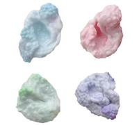 Porgeel Squish Balls 4 Bolas de estrés al vacío moldeables Bola de estrés de UVA Suave y Flexible Juguetes para apretar para aliviar el para Adultos y niños