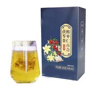 Poria y Núcleo de Azufaifa Silvestre Té de Hierbas Té Perfumado Original de China Buen Té Té de Flores Orgánico Natural Comida Verde sin Aditivos Té de Hierbas (120g*2)