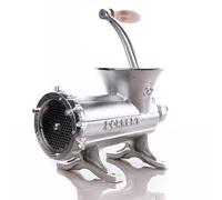 Porkert Picadora manual de carne tamaño 32 de hierro fundido - picadora de carne profesional manual con disco perforado de 4,5 mm - para carne picada, embutidos, cocina, carnicería y gastronomía