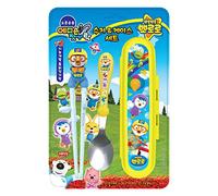 Pororo Spoon and Chopstick Trainer(Right Hand) Set with Hardcase by Eddison