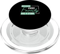 Porque Cada Familia Tiene una Historia para los genealogistas de genealogía PopSockets PopGrip para MagSafe