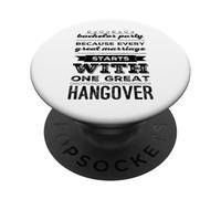Porque Cada Gran Matrimonio Comienza con una Gran Resaca PopSockets PopGrip Adhesivo