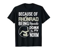 Porque con Rhönrad Estar Al Revés Es Mi Normal Camiseta