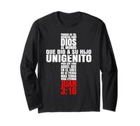 Porque de Tal Manera Amo a Dios - Mensajes Biblicos Cristianos Manga Larga