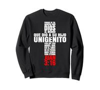 Porque de Tal Manera Amo a Dios - Mensajes Biblicos Cristianos Sudadera