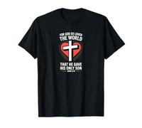 Porque Dios amó Tanto al Mundo Juan 3:16 Escritura Camiseta