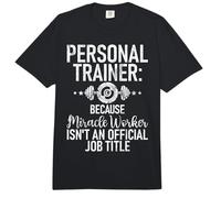 Porque el Trabajador milagroso no es un Entrenador Personal de título de Trabajo Comfort Colors Adult Heavyweight T-Shirt