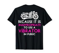Porque es inapropiado usar un vibrador (en la parte posterior) Camiseta