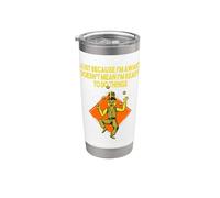 Porque estoy despierto no significa que estoy listo Humor sarcástico divertido Vaso térmico de acero inoxidable de doble pared