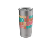 Porque lo digo yo y punto, que por algo soy tu madre Vaso térmico de acero inoxidable de doble pared