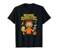 Porque Ninguna Gran Historia Empieza con Una Ensalada Camiseta