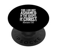 Porque no me avergüenzo del Evangelio de Cristo Romanos 1:16 PopSockets PopGrip Adhesivo