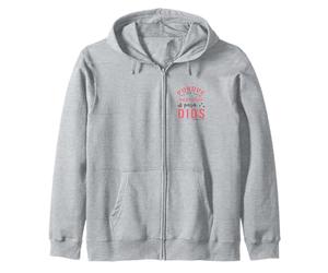 Porque para Dios no Hay Nada Imposible, Faith Cross Quotes Sudadera con Capucha