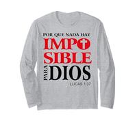 Porque para Dios no Hay Nada Imposible, Versículos bíblicos Manga Larga