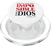 Porque para Dios no Hay Nada Imposible, Versículos bíblicos PopSockets PopGrip para MagSafe
