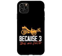 Porque tres neumáticos son mejores triciclo bicicleta reclinada Carcasa para iPhone 11 Pro Max