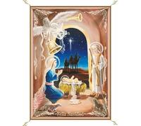 Porras E&B | Balconera Navidad nacimiento del niño Jesús | Dios ha nacido | Celebra las fiestas con colgaduras religiosas de Navidad