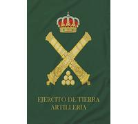 PORRAS ESTAMPACION & BANDERAS Manta de Regalo Ejercito de Tierra Artillería Ropa Camiseta Militar Tejido Polar. Manta Maniobras a Color (150x100 cm)