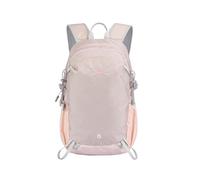 PORRASSO 15L Mochila de Senderismo Ligera Mochila Outdoor Transpirable de Nailon Multibolsillo Backpack para Camping Viajes Uso Diario Rosa