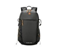 PORRASSO 20L Mochila de Senderismo Mochila Impermeable Hiking Backpack Nylon para Hombre Mujer Hacer Ciclismo Escalada Deportes Aire Libre Negro