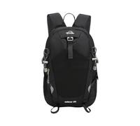 PORRASSO 25L Mochila de Senderismo Mochila Ligera Impermeable Gran Daypack con Cinta Reflectante Tela Oxford Backpack para Hombre Mujer Camping Escalada Deportes Viajar Aire Negro