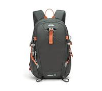 PORRASSO 25L Mochila de Senderismo Mochila Ligera Impermeable Gran Daypack con Cinta Reflectante Tela Oxford Backpack para Hombre Mujer Camping Escalada Deportes Viajar Aire Verde Oscuro