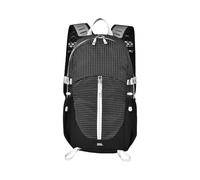 PORRASSO 25L Mochila de Senderismo Mochila Outdoor Impermeable con Cubierta Contra la lluvia Sistema Dorsal Transpirable para Outdoor Viajes Camping Uso Diario Negro