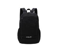 PORRASSO 25L Mochila Plegable Ligera Mochila Resistente al Agua Nailon Backpack de Día Casual con Bolsillo de Separación Húmedo-Seco para Viajes Senderismo Uso Diario Negro