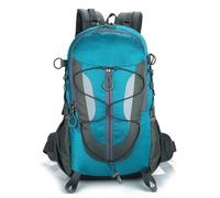PORRASSO 30L Mochila de Senderismo Impermeable Mochila Hiking Backpack para Hombre Mujer Camping Escalada Deportes Viajar Aire Libre Azul