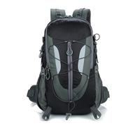 PORRASSO 30L Mochila de Senderismo Impermeable Mochila Hiking Backpack para Hombre Mujer Camping Escalada Deportes Viajar Aire Libre Negro