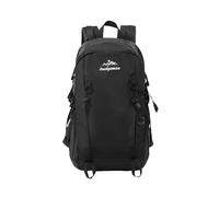 PORRASSO 30L Mochila de Senderismo Mochila Outdoor Resistente al Agua con Sistema Dorsal Transpirable para Camping Viajes Uso Diario Negro