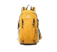 PORRASSO 30L Mochila de Senderismo Mochila Outdoor Resistente al Agua con Sistema Dorsal Transpirable para Camping Viajes Uso Diario Amarillo