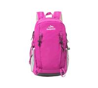 PORRASSO 30L Mochila de Senderismo Mochila Outdoor Resistente al Agua con Sistema Dorsal Transpirable para Camping Viajes Uso Diario Rosa Roja