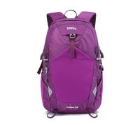PORRASSO 35L Mochila de Senderismo Mochila Ligera Impermeable Gran Daypack con Cinta Reflectante Hiking Nylon Backpack para Hombre Mujer Camping Escalada Deportes Viajar Aire Libre Púrpura