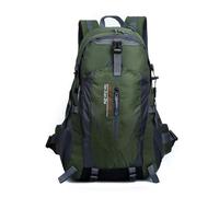 PORRASSO 40L Mochila de Senderismo Mochila Impermeable Mochila Hiking Backpack para Hombre Mujer Hacer Ciclismo Escalada Deportes Aire Libre Verde Oscuro